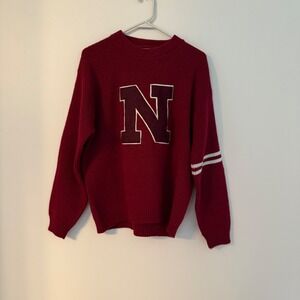 SOLD not for sale‎ 
 1970s Marlomar Knits Northeastern University Varsity Sweate